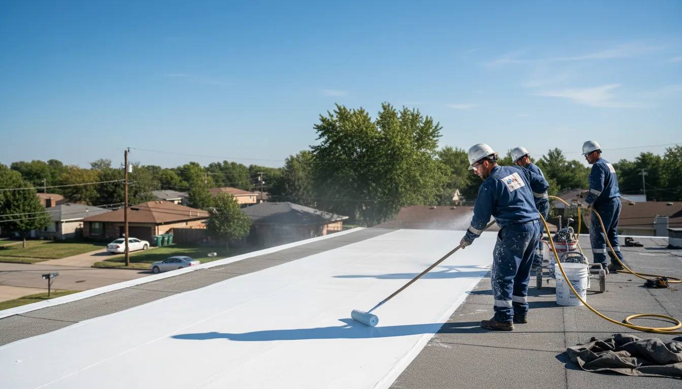 Commercial roof coating in Simla, CO near me